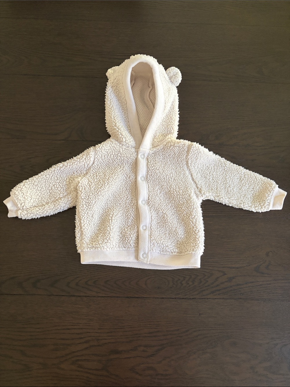 Carters Cream Bear Jacket (6M)